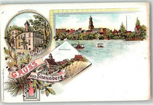Strausberg Seebad Aussichtsturm Marktplatz