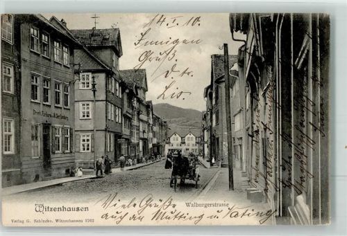 Witzenhausen 1910 Walburgerstraße Färberei