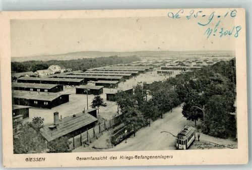 Gießen Kriegsgefangenen-Lager Straßenbahn