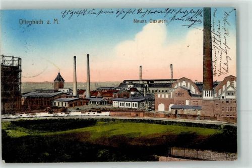 Offenbach 1914 Neues Gaswerk