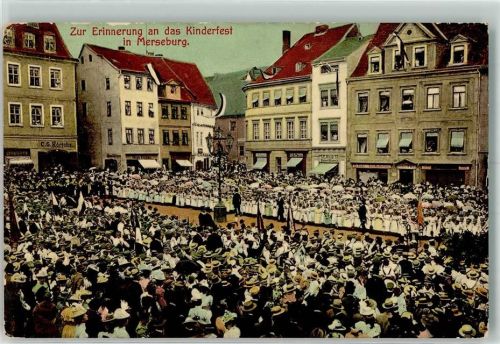 Merseburg 1906 Erinnerung Kinderfest