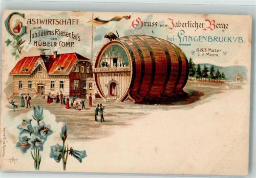 Dlouhy Most Gasthaus zum Jubiläums-Riesenfass