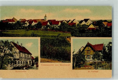 Mainhardt Buchdruckerei Evangel. Pfarrhaus