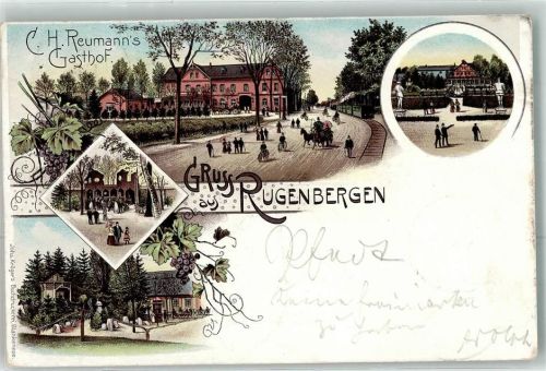 Bönningstedt 1898 C. H. Reumanns Gasthaus Rugenbergen
