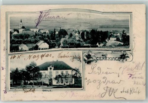 Litomysl 1901 Cerekvice Schule