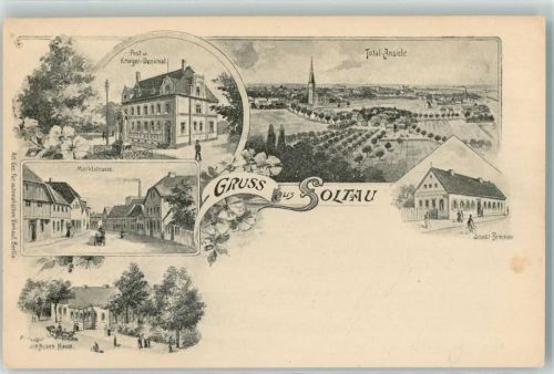 Soltau 1903 Post Kriegerdenkmal Gasthaus Stadt Bremen Marktstraße