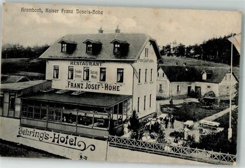 Hain Gasthaus Kaiser Franz Josef's-Höhe Postkarte