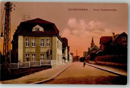 Schöningen 1924 Anna Sophienstraße Villen