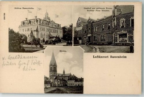Bassenheim Schloß Bassenheim Gasthaus zur goldenen Krone Pfarrkirche St. Martin