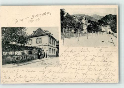 Zwingenberg 1904 Gasthaus zur Traube