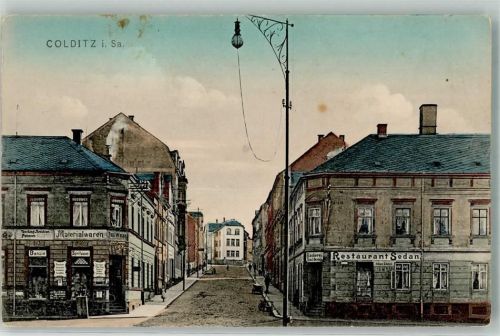Colditz Gasthaus Sedan Materialwaren Handlung Paul Weise