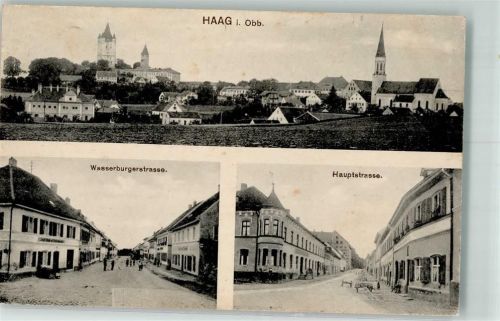 Haag Wasserburgerstraße Hauptstraße Burg Haag Römerturm
