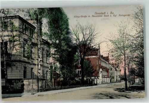 Neustadt 1910 König-Straße Neustädter Bank Kgl. Amtsgericht
