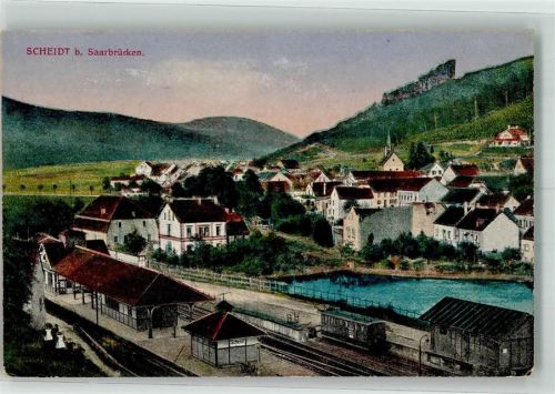 Scheidt 1919 Bahnhof Scheidt