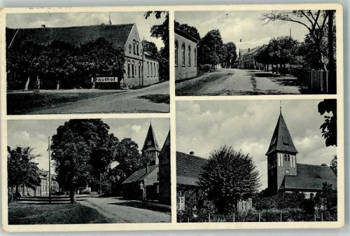 Damelack Gasthaus Jennrich Dorfstraße Dorfkirche