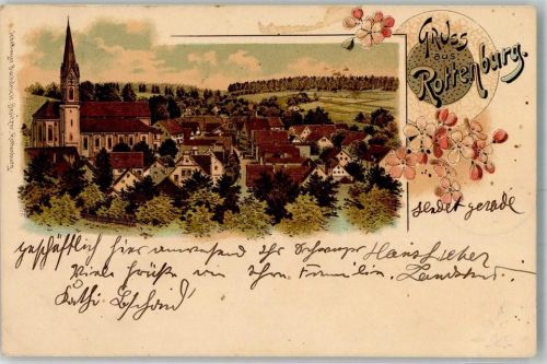 Rottenburg 1899 Stadtpfarrkirche St. Georg