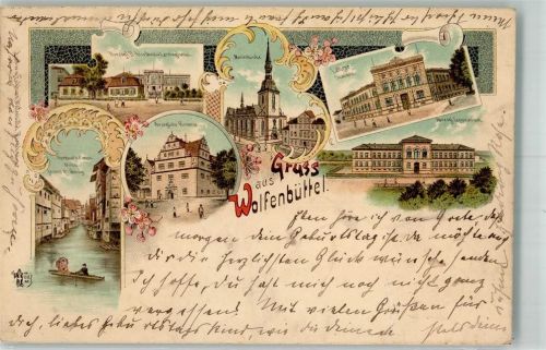 Wolfenbüttel 1897 Lehrer Seminar Herzogl. Gymnasium Marienkirche Herzogl. Kaserne Verlag Ottmar Zieher-München