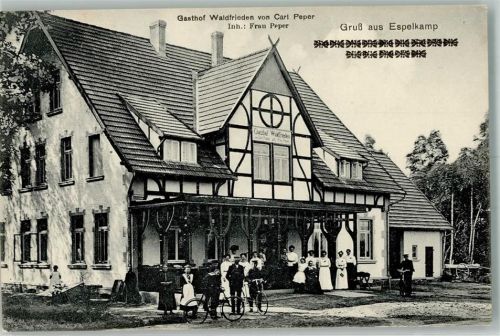 Espelkamp Gasthaus Waldfrieden Radfahrer