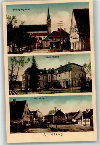 Aindling Metzgerstraße Krankenhaus Marktplatz