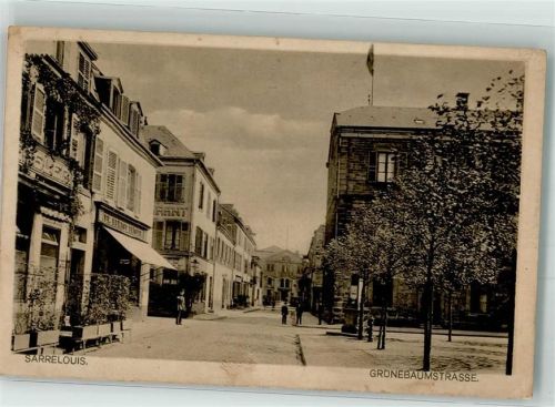 Saarlouis 1924 Grünebaumstraße