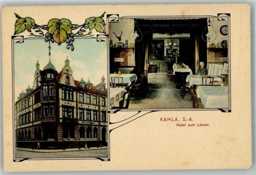 Kahla Hotel zum Löwen Gastraum