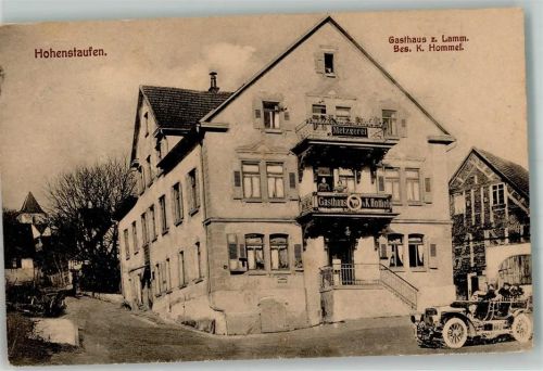 Hohenstaufen 1910 Gasthaus zum Lamm Oldtimer