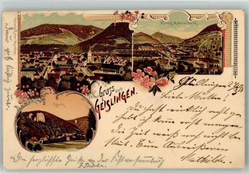 Geislingen 1898 Ottmar Zieher Württbg. Metallw. Fabrik Eybach