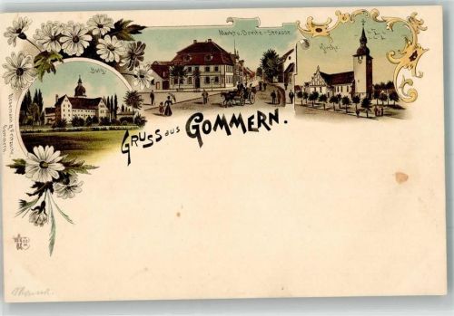 Gommern Burg Markt Breite-Straße Dorfkirche Verlag Ottmar Zieher-München
