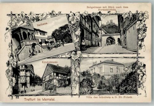 Treffurt Rathaus Kirchstraße Villa Polack Bergstraße Normannstein