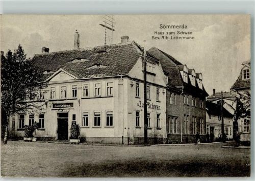 Sömmerda 1918 Gasthaus "Zum Schwan"