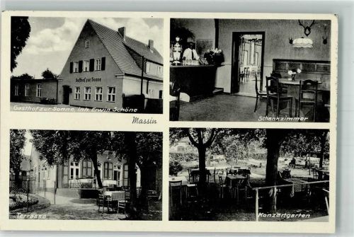 Vietz Witnica Foto AK Massin Gasthaus zur Sonne Pension