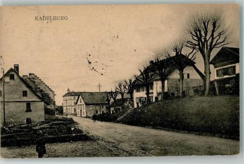 Kadelburg 1922 Dorfstraße Inflationsporto