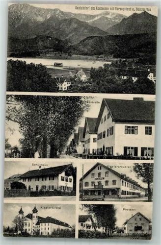 Schlehdorf Kochelsee Herzogstand Seestrasse Klosterkirche Klosterbrauerei