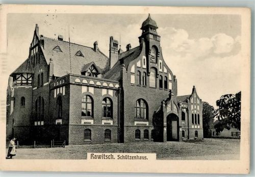 Rawitsch 1915 Schützenhaus Feldpost WK I Reservelazarett