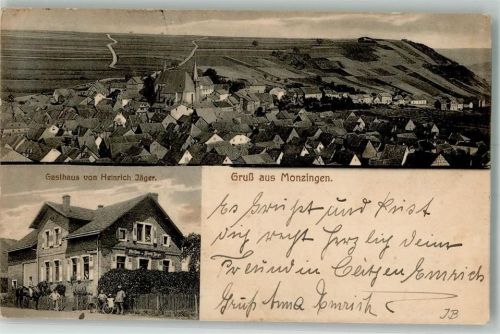 Monzingen 1921 Gasthaus Jäger