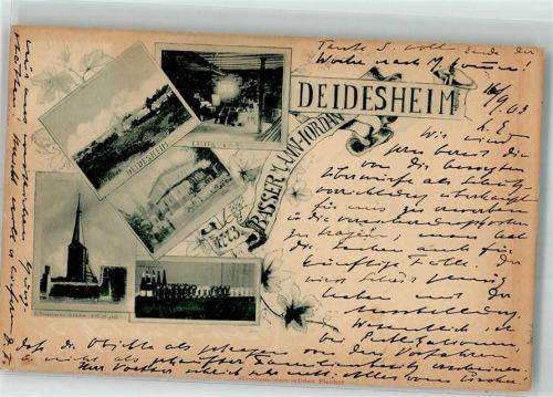 Deidesheim 1903 Kelter Kirche