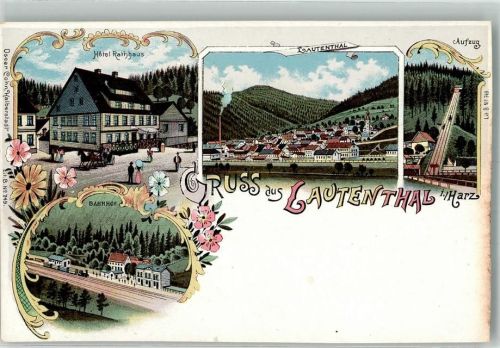 Lautenthal Bahnhof Hotel Rathaus Der Aufzug