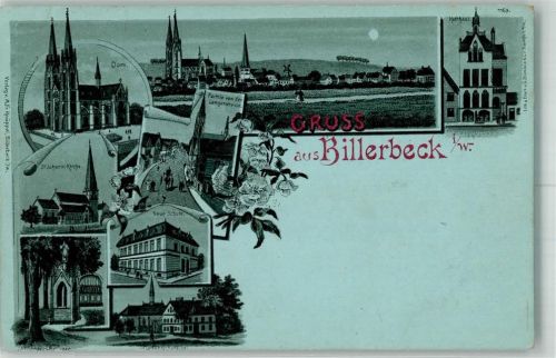 Billerbeck Rathaus Dom St. Johannis-Kirche An der Langenstraße Neue Schule