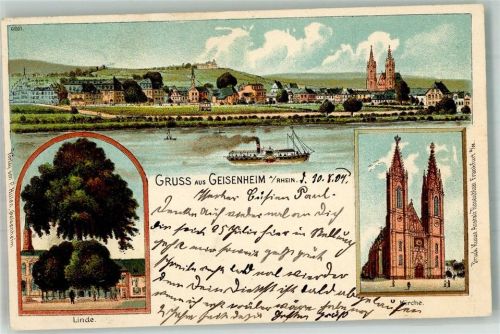 Geisenheim 1907 Rheingauer Dom