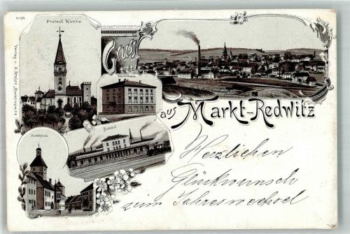 Marktredwitz Ev. Kirche Bahnhof Marktplatz Waisenhaus