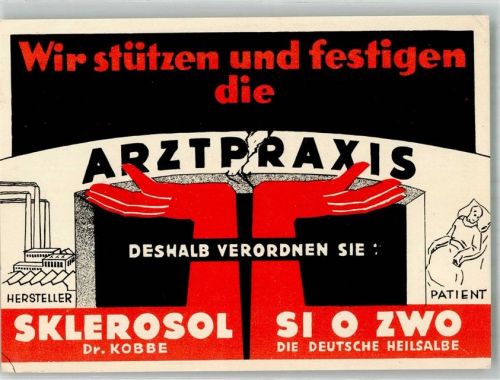 1933 Sklerosol Dr. Kobbe Heilsalbe