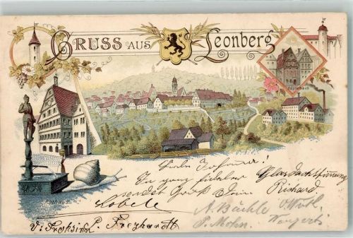 Leonberg 1898 Rathaus Keplerhaus