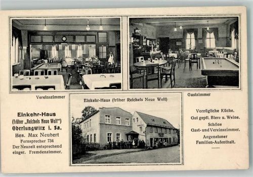 Oberlungwitz Gasthaus Einkehr-Haus Billard