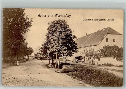 Wermsdorf Gasthaus zum Roten Ochsen Dorfstrasse