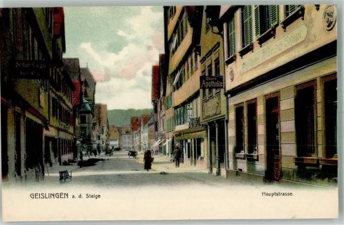 Geislingen Hauptstraße Obere Apotheke Gasthaus