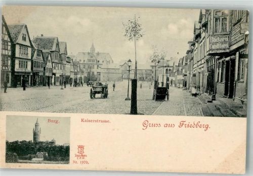 Friedberg Kaiserstrasse Burg Friedberg Bäckerei
