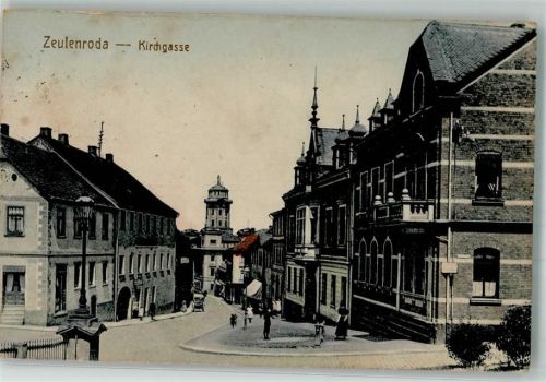 Zeulenroda 1921 Kirchgasse