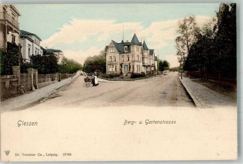 Gießen Bergstraße Gartenstraße Kinderwagen Villen