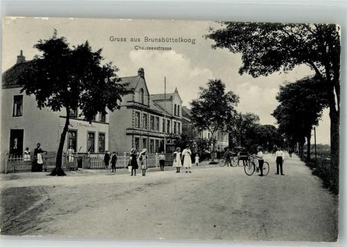 Brunsbüttelkoog Chausseestrasse Fahrräder Kinder
