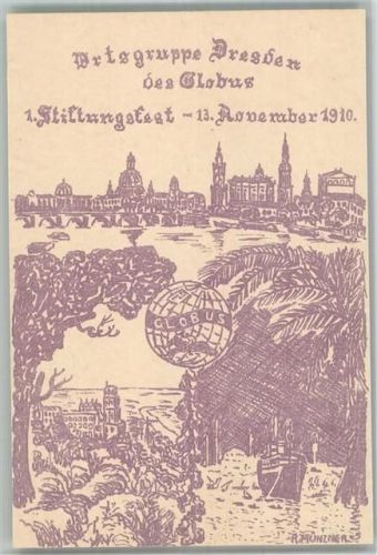 Dresden Globus 1 Stiftungsfest 1910